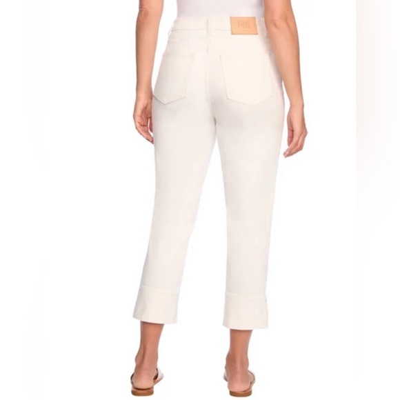 Frye Women's Cropped Cream Pants - Picture 3 of 12